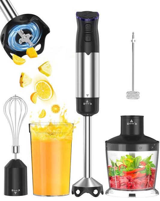 1000W Electric Immersion Handheld Blender,  for soups, smoothies, purees and baby food.