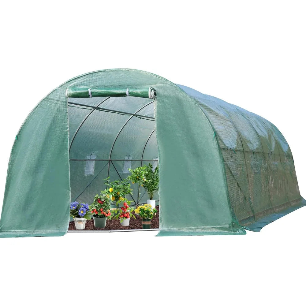 20x10x7FT Greenhouse Tunnel Heavy-Duty