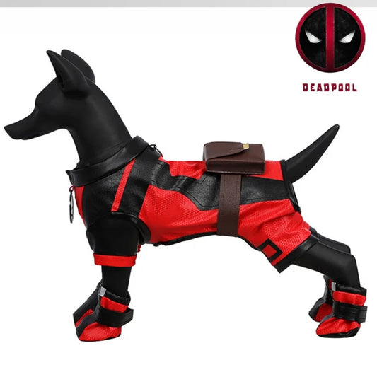 Movie Deadpool Cosplay Costume Pet Cos Outfit