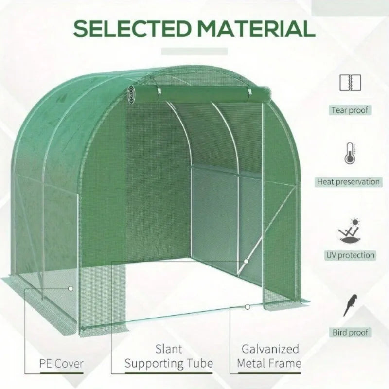 , Portable Fast Set-up Green House ,6.5' x 6.5' x 6.5' Green