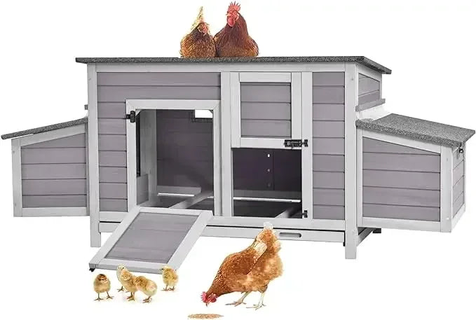 Chicken Coop Poultry Cage on Wheels