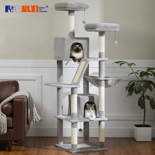 Large Cat Tree Tall Cat Tower for Indoor Cats