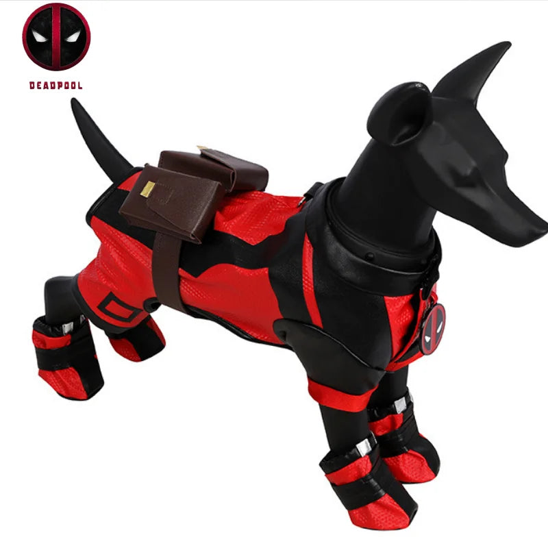 Movie Deadpool Cosplay Costume Pet Cos Outfit