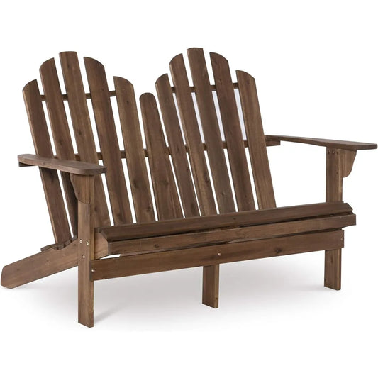 Jayde Adirondack Double Bench, Teak,outdoor chair ,garden chair