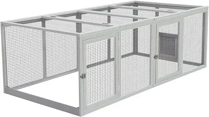 Chicken Coop Poultry Cage on Wheels